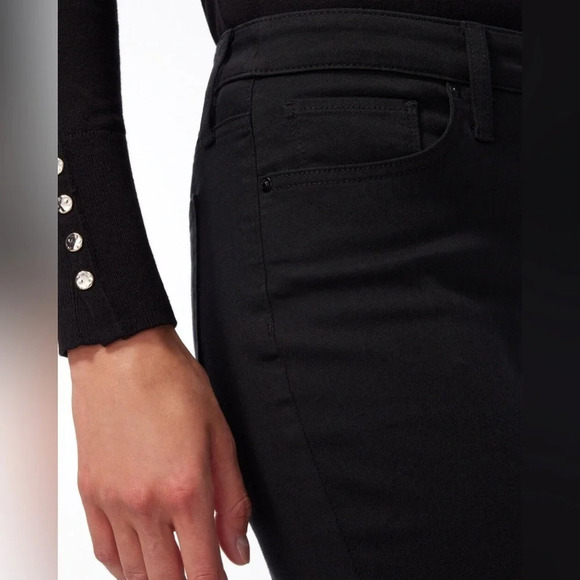 Chico’s So Slimming Girlfriend Straight Leg Black Jean - Picture 4 of 10